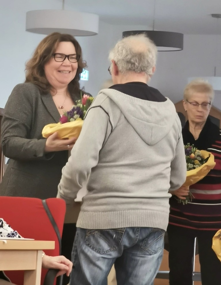 Ehrungen bei der AWO Jahreshauptversammlung des Ortsverein Mennighüffen